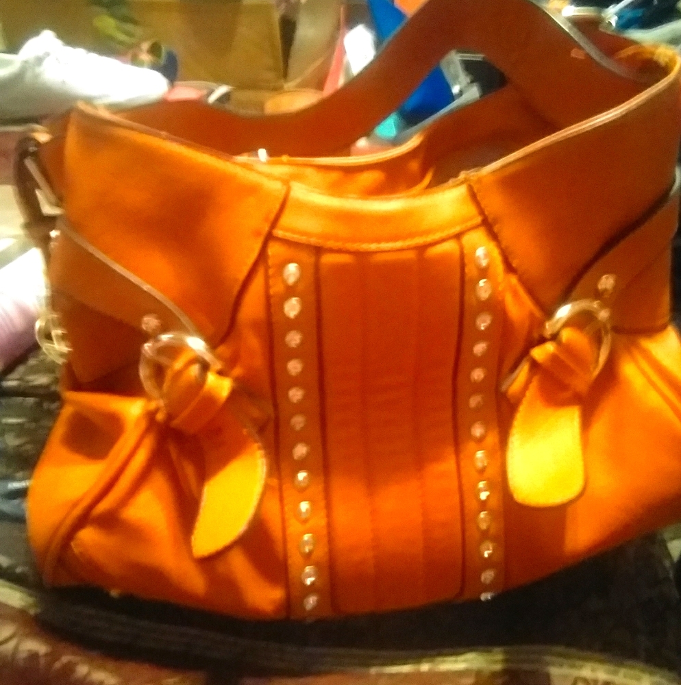 Orange handbag